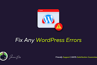 fix any wordpress errors or improve google page speed scores