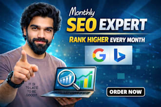 provide monthly onpage SEO services for wordpress and shopify