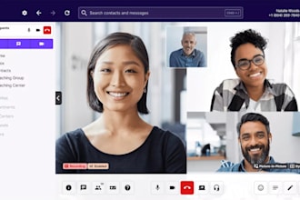 develop website in react with video call and live streaming using agora