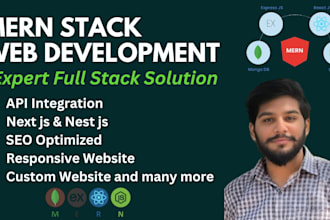 develop dynamic and scalable websites using mern stack