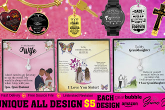 do message card watch circle heart dog tag and necklace design 12 hours
