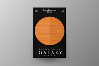 design eye catching book cover, layout and typesetting