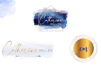 design real estate realtor signature elegant logo in 24hours