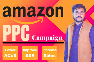 setup, manage amazon PPC campaign, amazon sponsored ads, amazon advertising ads