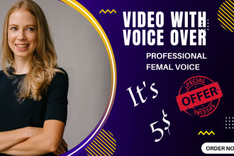 convert blog article, text to video with american voiceover