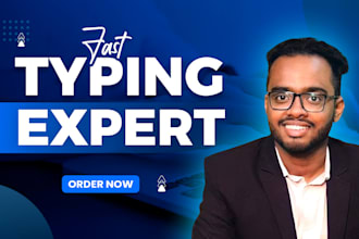 provide fast typing services,retype scanned pages,pro typist