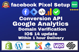 setup and migration google analytics 4 ga4,facebook pixel conversion API