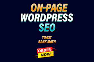 do a monthly on page SEO of your wordpress website