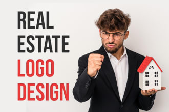 design beautiful real estate realtor logo