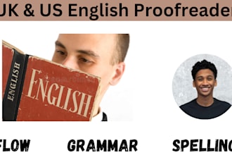 proofread your english article and document