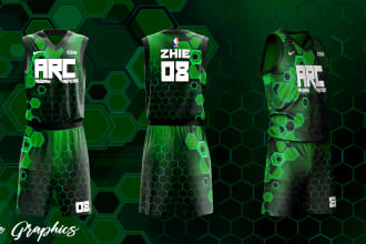 do great design basketball sublimation and mockup jersey or uniform