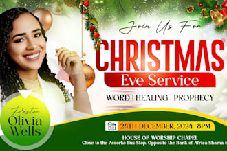 design christmas flyer, crossover flyer, event flyer design
