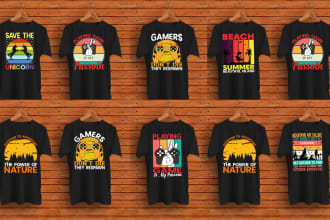 create trendy bulk tshirts and mockup design