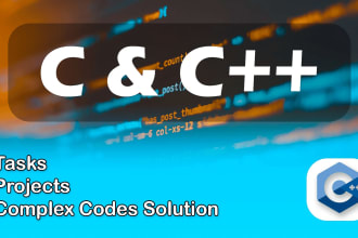 code and debug your c and cpp code,project and tasks