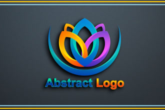 design a wonderful editable abstract logo
