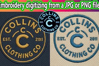 do embroidery digitizing logo, digitize image for embroidery design to dst, pes