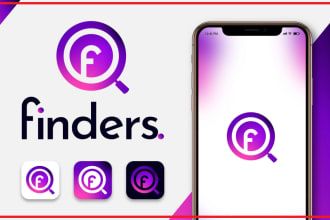design a simple modern app logo and icon for you