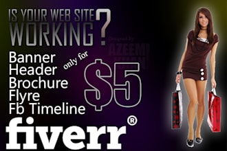 create professional and attractive Banner or Flyer