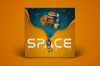 design professional and unique podcast cover art for you