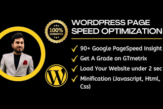 fully speed optimize a wordpress website and improve load time
