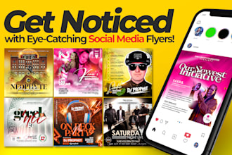 design custom social media flyers that grab attention