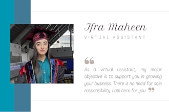 be your business administration, HR and marketing virtual assistant