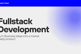 do full stack web development