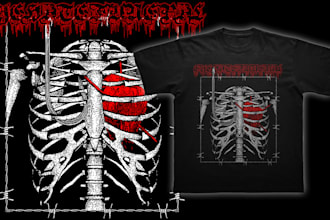 create dark art collage metal punk grindcore hardcore poster tshirt merchandise