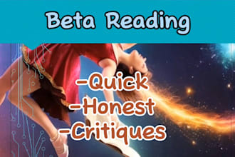 read and critique your manuscript