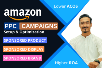 do amazon ppc sponsored ads campaign setup and optimization
