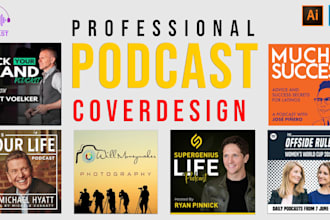 do podcast cover art, itunes podcast, or album cover design