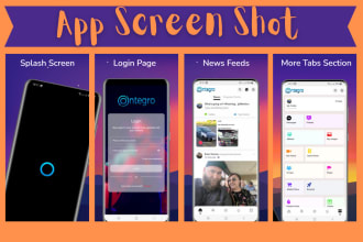 design play store screenshot for wowonder apps