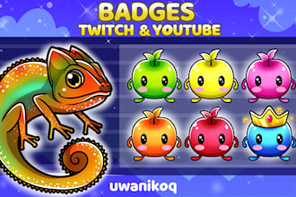 draw custom sub badges for twitch and youtube