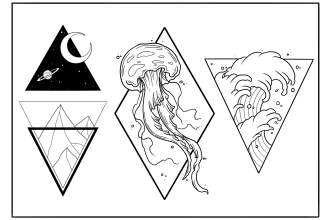 create a minimalist tattoo design for you