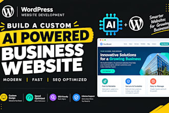 build a custom ai powered business website