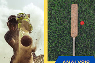 write article and analysis about cricket for you