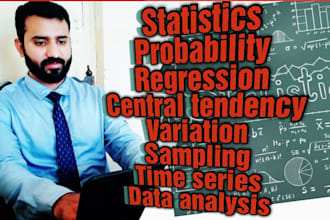 provide services as  statistician tutoring and data analysis in r excel spss