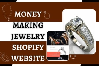 design money making  jewelry shopify store jewellry website accessories store