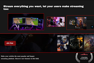 create wordpress streaming video, responsive website