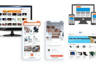 make a full app ios, android, web with admin panel for you