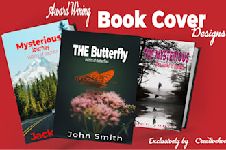 create award winning book cover designs