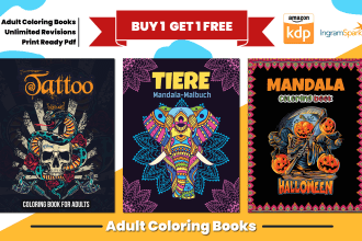 create an excellent adult mandala coloring book for KDP