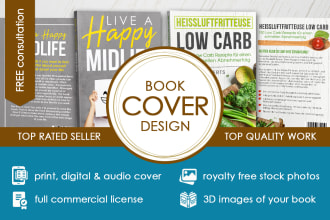 create best selling kindle book cover design