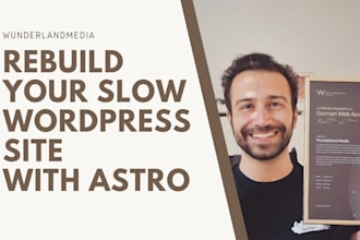 rebuild your slow wordpress frontend with astro and headless cms