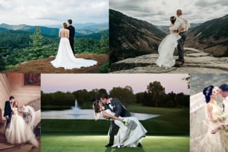 do wedding and event photo editing in photoshop lightroom