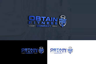 design physical fitness, gym, yoga, bodybuilding logo