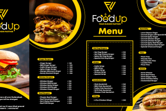 design your menu card