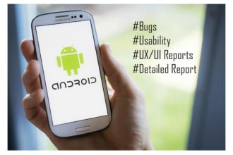 test your android app