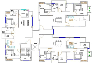 create architectural floor plan and elevation super quick