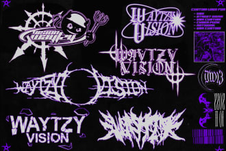 create y2k logo and street wear design for your brand